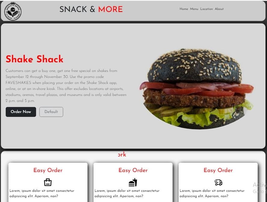 Dynamic Restaurant Menu
